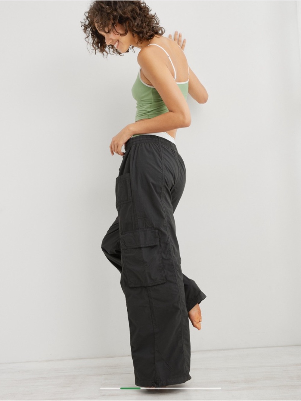 Aerie High Waisted Cargo Pant NWT - Picture 2 of 14